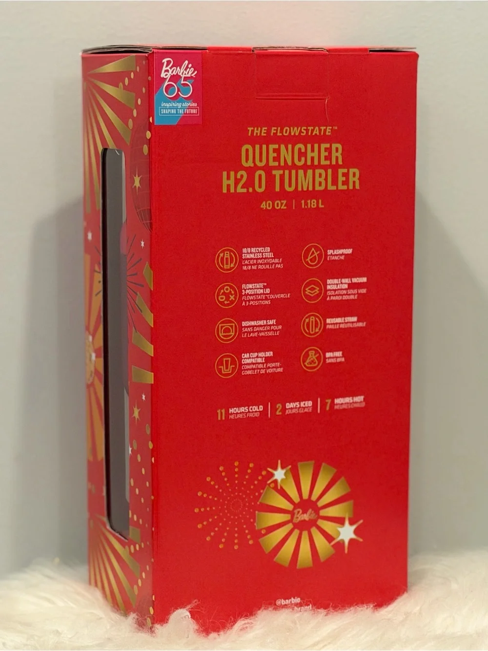 Stanley x Barbie 'Dynamite' Flowstate Quencher 40oz